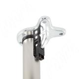 Опора для стола складная, D50, H710+20 мм, мат. никель, 4шт. TG612.710.MNK, фото 2