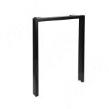 Толедо опора для стола П-образная, 60х30, 595xH723+15 мм, черный (RAL 9005, муар) TL60X30/595X720BLC, фото 1