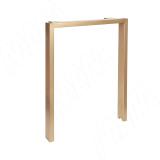 Толедо опора для стола П-образная, 60х30, 595xH723+15 мм, золото матовое TL60X30/595X720GL, фото 1