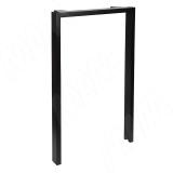 Толедо опора для стола П-образная, 60х30, 595xH873+15 мм, черный (RAL 9005, муар) TL60X30/595X870BLC, фото 1