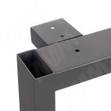 Толедо опора для стола П-образная, 60х30, 595xH723+15 мм, графит TL60X30/595X720GR, фото 2