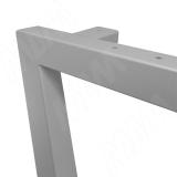 Сальта опора для стола V-образная, 40х40, H715+10 мм, хром матовый, 1шт. V40X40/715 CRM, фото 2