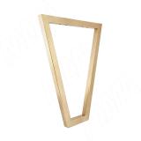 Сальта опора для стола V-образная, 40х40, H715+10 мм, золото матовое V40X40/715 GL, фото 1