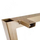 Сальта опора для стола V-образная, 40х40, H715+10 мм, золото матовое V40X40/715 GL, фото 2