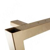 Сальта опора для стола V-образная, 40х40, H715+10 мм, золото матовое V40X40/715 GL, фото 3