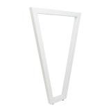 Сальта опора для стола V-образная, 40х40, H820 (+10 мм), белый (RAL 9003, муар) V40X40/820 WT, фото 1