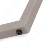 Сальта опора для стола V-образная, 40х40, H715+10 мм, бежевый металлик, 1шт. V40X40/715.BGM, фото 3