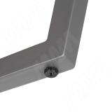 Сальта опора для стола V-образная, 40х40, H820 (+10 мм), графит V40X40/820 GR, фото 3