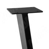 Ланус опора для стола V-образная, 80х20, H711+10 мм, черный, 1шт. V80X20/715 BLC, фото 2