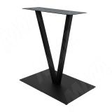 Валенса подстолье 700х400, H730+3мм, черный (RAL 9005, муар) VA730X700X400 BLC, фото 1