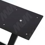 Валенса подстолье 700х400, H730+3мм, черный (RAL 9005, муар) VA730X700X400 BLC, фото 2