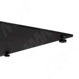 Валенса подстолье 700х400, H730+3мм, черный (RAL 9005, муар) VA730X700X400 BLC, фото 3