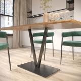 Валенса подстолье 700х400, H730+3мм, черный (RAL 9005, муар) VA730X700X400 BLC, фото 4