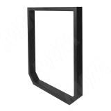 Виго опора для стола П-образная, 60х30, 595хH715+10 мм, черный (RAL 9005, муар) VI60X30/595X715 BLC, фото 1