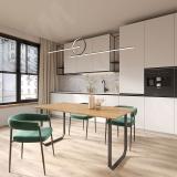 Виго опора для стола П-образная, 60х30, 595хH715+10 мм, черный (RAL 9005, муар) VI60X30/595X715 BLC, фото 5