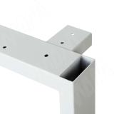 Виго опора для стола П-образная, 60х30, 595хH715+10 мм, белый (RAL 9003, муар) VI60X30/595X715 WT, фото 2