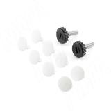 Виго опора для стола П-образная, 60х30, 595хH715+10 мм, белый (RAL 9003, муар) VI60X30/595X715 WT, фото 3