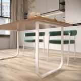 Виго опора для стола П-образная, 60х30, 595хH715+10 мм, белый (RAL 9003, муар) VI60X30/595X715 WT, фото 4