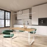 Виго опора для стола П-образная, 60х30, 595хH715+10 мм, белый (RAL 9003, муар) VI60X30/595X715 WT, фото 5