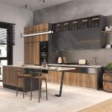 Валенсия опора для стола Г-образная, 60х30, H870+10 мм, черный VL60X30/870 BLC, фото 5