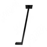 Валенсия опора для стола Г-образная, 60х30, H820+10 мм, черный VL60X30/820 BLC, фото 1