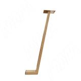 Валенсия опора для стола Г-образная, 60х30, H820+10 мм, золото матовое VL60X30/820 GL, фото 1