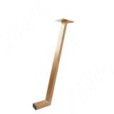 Валенсия опора для стола Г-образная, 60х30, H820+10 мм, золото матовое VL60X30/820 GL, фото 2