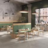 Валонгу подстолье 802х802, H730+10мм, хром матовый (RAL 9006, муар) VL730X802X802 CRM, фото 4