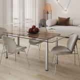 Шанхай опора для стола, D60, H710+25 мм, мат. никель, 4шт. X4RG 710 MNK 4/N, фото 1