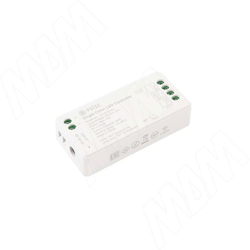 SMART, Контроллер для монохромных лент, 2.4 ГГц фото товара 1 - CO-S-R-WH