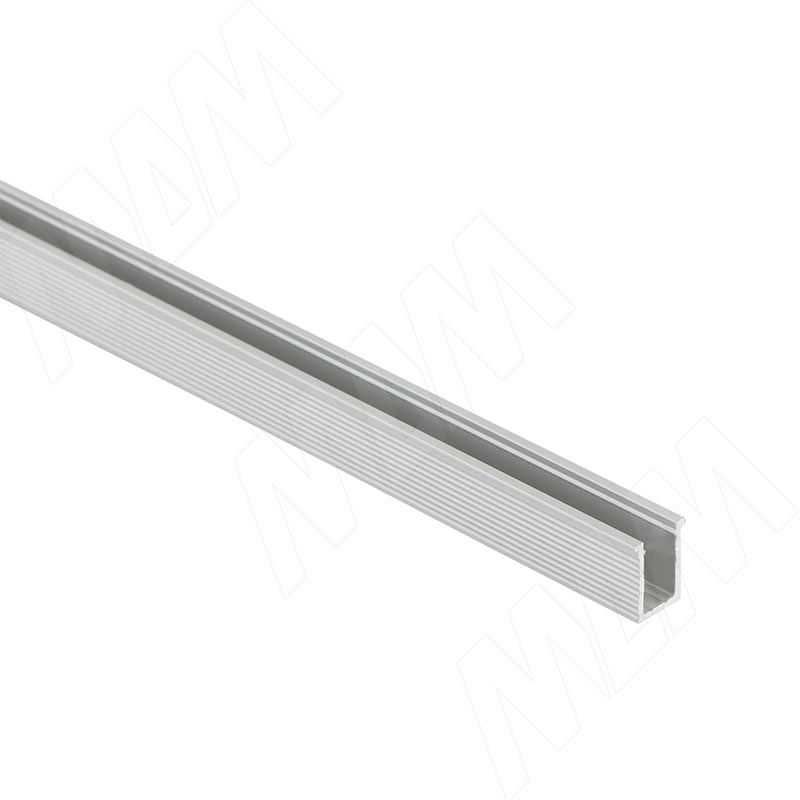 Профиль FМ9, врезной, серебро, для ленты шириной 5мм, для гибкого рассеивателя, L-3000 фото товара 1 - LSP-FM9-ALU-3-AL