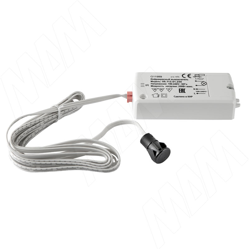 Выключатель инфракрасный (IR) на преграду (открывание двери), D-14мм ...