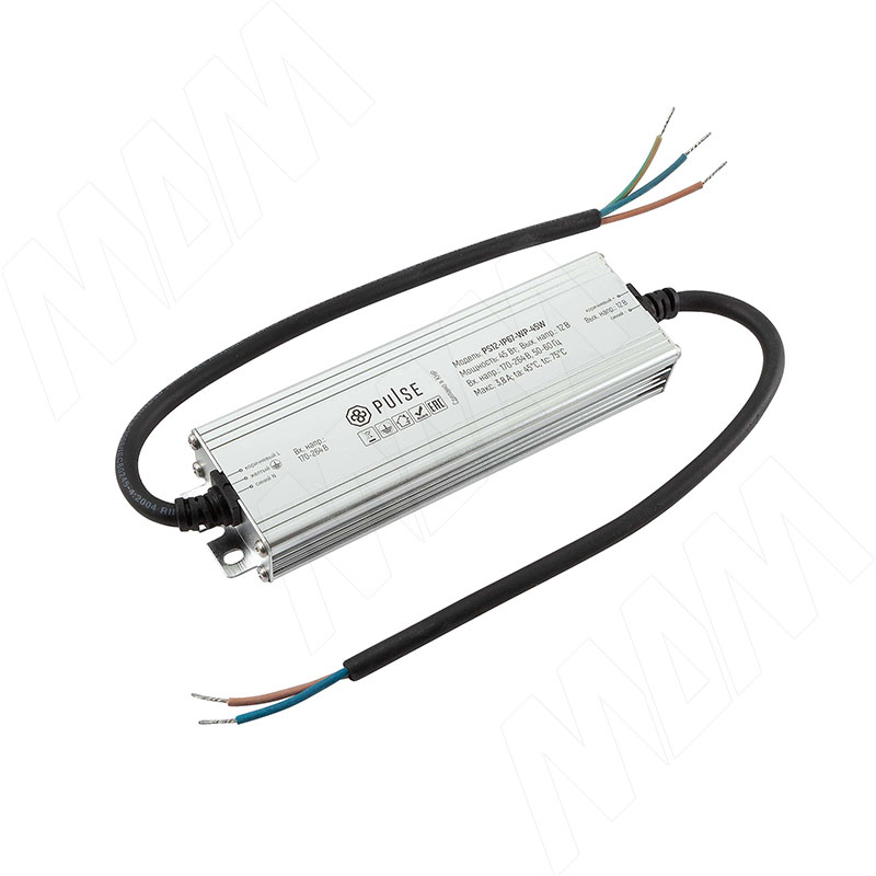 

WATERPROOF Блок питания AC-230/DC-12V, IP67, 45W (PS12-IP67-WP-45W), WATERPROOF Блок питания AC-230/DC-12V, IP67, 45W