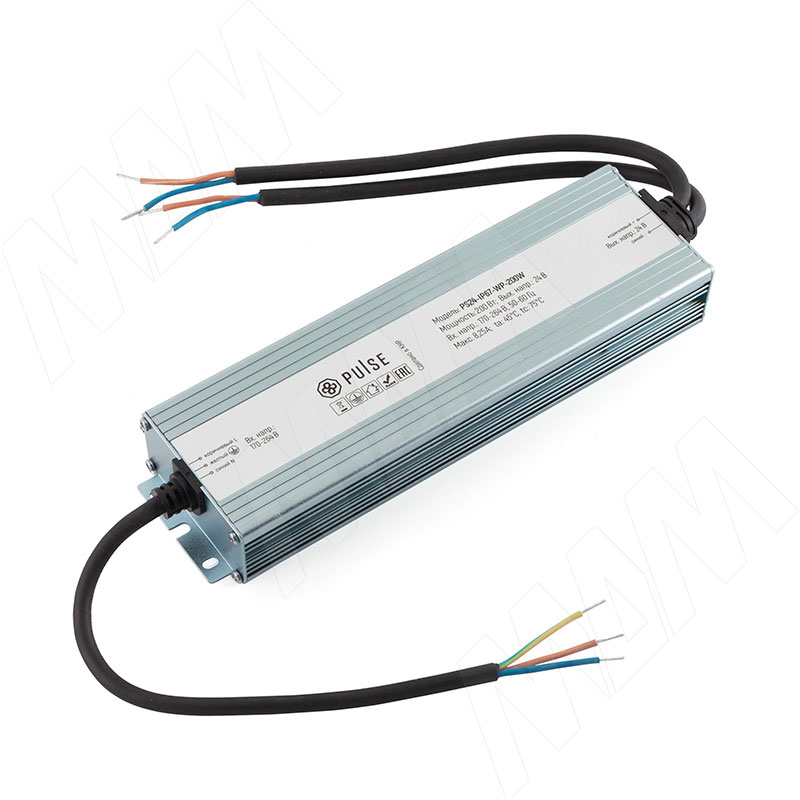 WATERPROOF Блок питания AC-230/DC-24V, IP67, 200W фото товара 1 - PS24-IP67-WP-200W