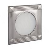 APSLEY Точечный светильник квадратный, никель, 12V, теплый белый 3000К, 3W AP12-QNO-NWW3