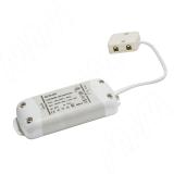 Блок питания с терминалом розеток 4 шт., тип "JB-LED", AC-230/DC-12V, 15W DC15-12V N