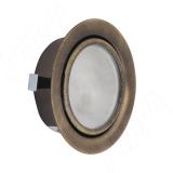 Точечный врезной светильник, бронза, с лампой, G4, 20W FT9251 02