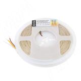 LUX, COB SPI лента светодиодная, бегущая, бокового свечения, 560 диодов, 24V, 5 м, CRI 90,теплый белый - холодный белый 2700-6500К, IP20, 8W/1м LS24-COB-SPISVCCT-8