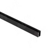 Профиль FМ9, врезной, черный, для ленты шириной 5мм, для гибкого рассеивателя, L-3000