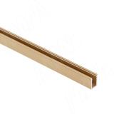 Профиль FМ9, врезной, золото, для ленты шириной 5мм, для гибкого рассеивателя, L-3000