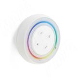 SMART,  Пульт дистанционного управления контроллером для  лент  RGB, RGBW, RGBCCT, сенсорный, c круглым магнитным креплением, белый, 2.4 ГГц
