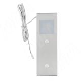 SMART Светодиодный светильник с ИК-выключателем (IR) на преграду, серебро, 12V, нейтральный белый 4500К, 1.5W SM12-180IR-NW1