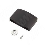 Датчик инфракрасный (IR) на преграду/на взмах руки, беспроводной, диммируемый, накладной, цвет черный, с крепежом