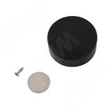 Датчик сенсорный беспроводной, диммируемый, врезной/накладной, цвет черный, с крепежом