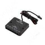 Ресивер для беспроводного выключателя, с 6 разъемами LED, 12/24В, 60/120Вт, IP20, цвет черный