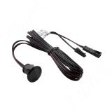 Выключатель сенсорный диммируемый, врезной, черный, 12/24V, 36/72W SW1-TS-FM-1BL
