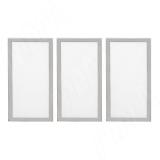 TITANx3 Комплект светильников с блоком питания, нерж.сталь, 12V, 201мм, нейтральный белый 4000К, 6W TI12-S3-201NO-NW6