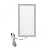 TITAN Светодиодный светильник накладной, нерж.сталь, 12V, 201мм, нейтральный белый 4000К, 6W TI12-201NO-NW6