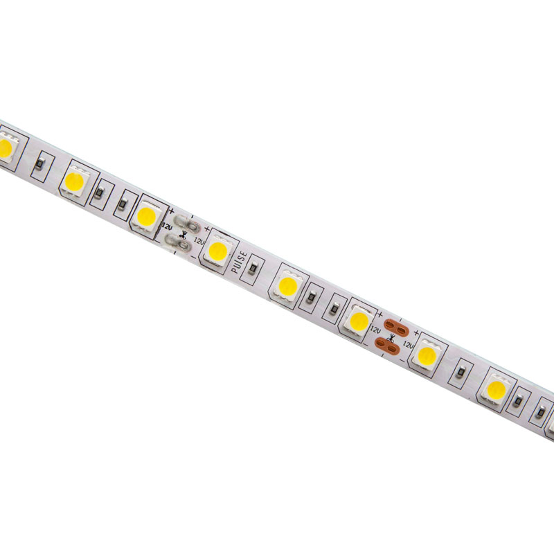 Лента светодиодная 5050/60, 12V, 5 м, нейтральный белый 4000К, IP20, 14.4W/1м фото товара 2 - LS12-5050NW20-14.4