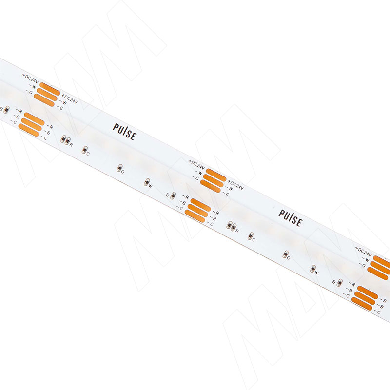 LUX, COB лента светодиодная, RGBCCT, 840 диодов, 24V, 5 м, CRI 90, теплый белый - холодный белый 2700-6500К, IP20, 16W/1м фото товара 2 - LS24-COB-RGBCCT-16